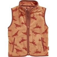 Playshoes Fleece Weste Unisex Kinder Outdoor-Oberteil, Dinos, 104