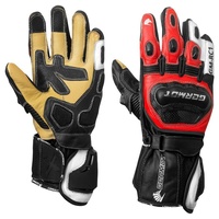 Germot Minneapolis Motorradhandschuhe - schwarz-rot - 10