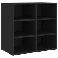 VidaXL Schuhregal Schwarz 52,5x30x50 cm