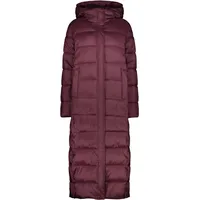 CMP Damen Jacke Woman Long Coat FIX Hood burgundy