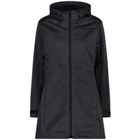 CMP Damen Mantel Woman Coat FIX Hood titanio mel-nero