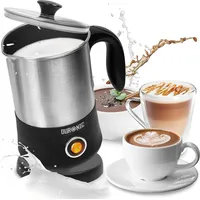 Duronic MF300 Milchaufschäumer, 400ml Induktion heiß & kalt Kaffee,
