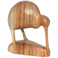 WOGEKA - Schöne Kiwi Statue- Schnitzerei aus Holz als