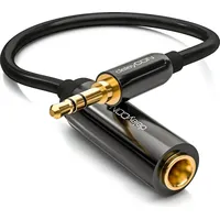 DeleyCON 1x 0,2m Stereo Audio Klinken Adapter Kabel -