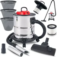 Lehmann Industriestaubsauger mit Doppelfiltersystem, 2000 W, Aschesauger für kalte