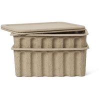 Ferm Living Aufbewahrungsbox Set Paper Pulp 40 x 30