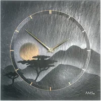AMS Wanduhr W9514 30 cm gold