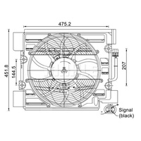 Mahle Lüfter, Klimakondensator Ø396mm für BMW 5