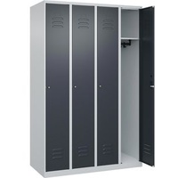 C+p-möbel CP-Möbel Spind Classic Plus anthrazitgrau, lichtgrau 080000-40 S10014,