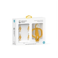 MATCHSTICK MONKEY Geschenkset Tier-Beißring & Musselin-Tuch 1 St