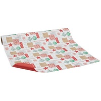 JUNG SCHÖNER VERPACKEN Geschenkpapier Aberdeen Weihnachten mehrfarbig beidseitig bedruckt,
