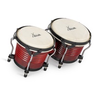 XDrum Bongos Pro Weinrot