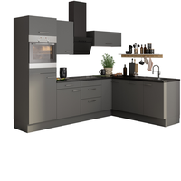 OPTIFIT Winkelküche Optikoncept Mats 270 cm Basaltgrau