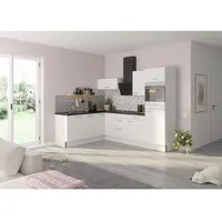 OPTIFIT Winkelküche Optikoncept Rurik 270 cm Weiß