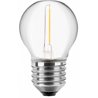 Blulaxa LED Filament Lampe MiniGlobe E27 1,4W 80lm, warmweiß