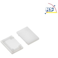 Brumberg Endkappen-Set zu Aufbau-Profil P06-20 (BRUM-53432070), opal BRUM-53056070