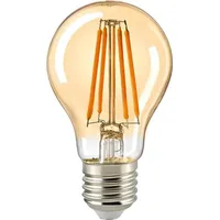 Sigor LED-Filament-Lampe AGL-Form goldfarben E27 2500K