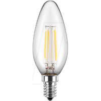 HWH LED Filament Lampe C35 E14 6,5W 810 lm