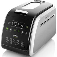 ETA Delicca II, Brotbackautomat Schwarz, Silber