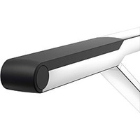 Keuco WC-Stützklappgriff AXESS verchromt/schwarz, 700mm