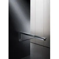 Keuco Axess WC-Stützklappgriff Aluminium 700 mm silber-eloxiert/schwarz