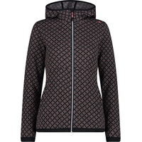 CMP Damen Kapuzensweat Woman Jacket FIX Hood antracite-pesca-b.co 44