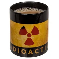 Out of the Blue Radioactive Nuklearzeichen Kaffeebecher mit Wärmeeffekt