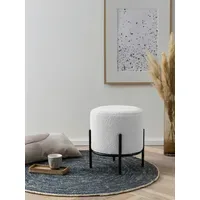 SalesFever Polsterhocker Bouclé 35 x 38 x 35 cm