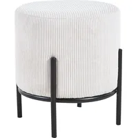 SalesFever Hocker Cord | beige Ø: 35.0