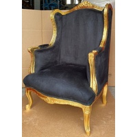 Casa Padrino Ohrensessel Barock 80 x 120 x 80