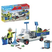 Playmobil Stadtreinigung mit E-Fahrzeug