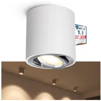 Linovum CORI Deckenstrahler Aufbau LED in weiß silber &