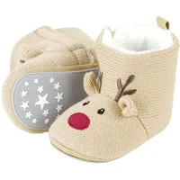 Sterntaler Mädchen Baby Stiefel Babystiefel Rentier, Beige, 21/22