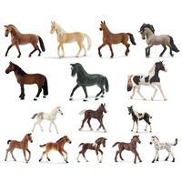 Schleich - Tierfiguren - Pferde-Set mit 15 Pferden