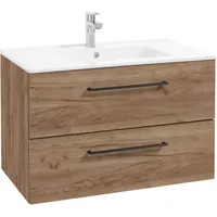 WELLTIME Waschtisch WELLTIME "Palermo", braun (tabacco, tabacco), B:80cm T:46cm,