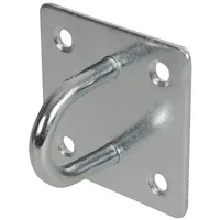 VOSS.farming Augplatte 50x40mm, Wandhaken, Ankerplatte, verzinkt