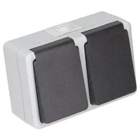 McPower Taff, IP44, AP, grau