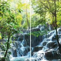 Evenes Duschrückwand Set Wasserfall Mexico BxHxT 1000x2500x3 mm