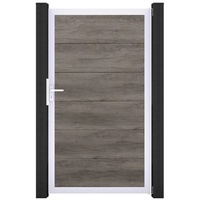 GROJA Steckzaun Tor BasicLine Universal-DIN EV1 Monument Oak