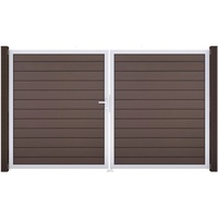 GROJA Gartentor 300 x 180 cm Terra/Aluminium