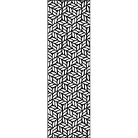 GROJA Design Leafs XL 180 x 60 cm Anthrazit/Aluminium