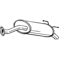 BOSAL Endschalldämpfer 175-345