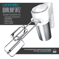 Arendo Elektrischer Handmixer inkl. 2 x Quirle und 2