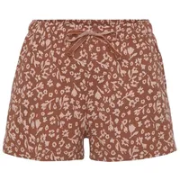 VIVANCE DREAMS Pyjamashorts Damen terracotta-geblümt Gr.32/34