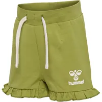 Hummel hmlDREAM RUFFLE Baby-Sweatshorts 6156 green olive 74