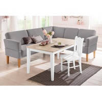 Home Affaire "Fehmarn", grau, B:255cm H:98cm T:210cm, Strukturstoff (Zusammensetzung: