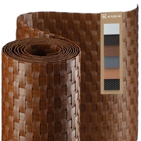 Kadax Sichtschutzmatte 100 x 100 cm Honiggelb Rattan