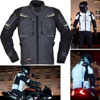 Modeka Taran Flash Textiljacke schwarz, XXL