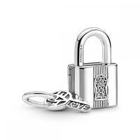 Pandora Charm Anhänger "Vorhängeschloss mit Schlüssel" Silber, Zirkonia 790088C01
