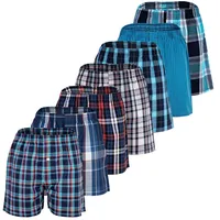 Yourbasics Jungen Web-Boxershorts 7er Pack - American Boxer-Shorts, gemustert,